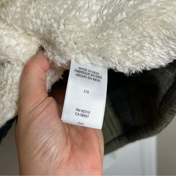 Lucky Brand Womens Large Snap Plaid Lined Jacket - Picture 5 of 7